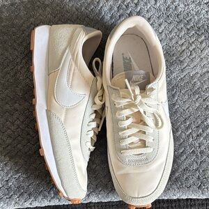 Nike Cream and White Vintage-Style Runners
